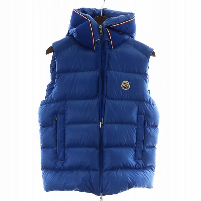 【中古】モンクレール オンリーアーク 別注 LUIRO GILET ルイロ ジレ ダウンベスト 1 XS 青 I20911A00046 595ZZ