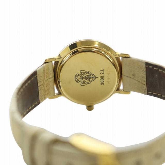 中古】グッチ GUCCI 3000.2.L 腕時計 ウォッチ クォーツ レザー