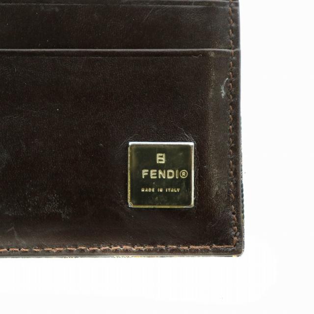 【美品】FENDIフェンディ/三つ折り財布/ズッカ /ズッキーノ/コンパクト 美品】FENDIフェンディ/三つ折り財布/ズッカ /ズッキーノ/コンパクト