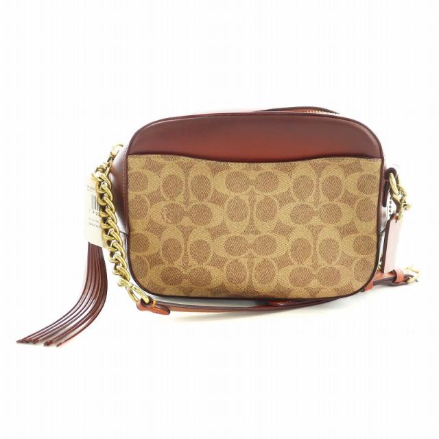 中古】未使用品 コーチ COACH ショルダーバッグ タグ付き
