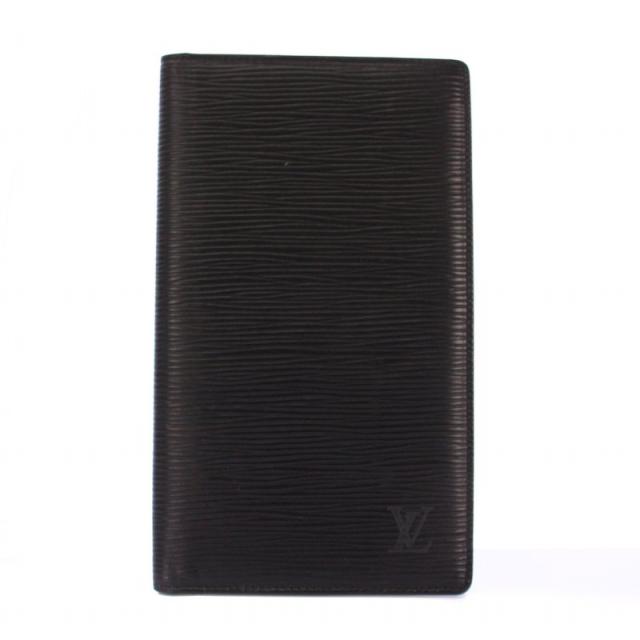【中古】ルイヴィトン LOUIS VUITTON エピ 札入れ 二つ折り 長財布 レザー 黒 ブラック /XZ ■GY11 メンズ