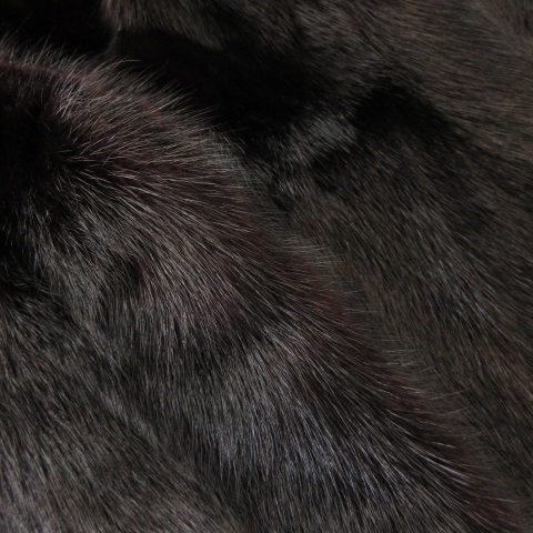 中古】マルヴォワジー malvoisie ファーコート ブラックミンクファー