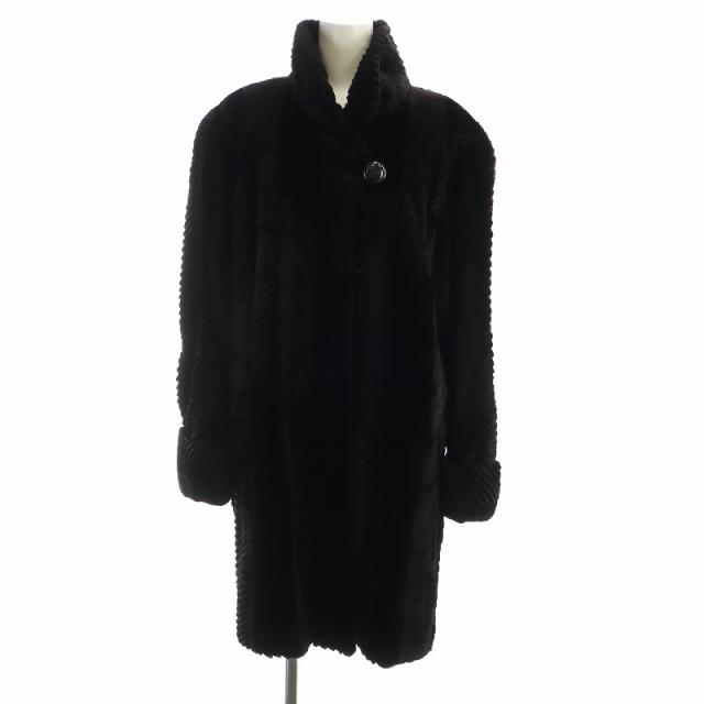 サガミンク SAGA MINK 銀サガ 毛皮コート 毛皮 ダークミンクファー