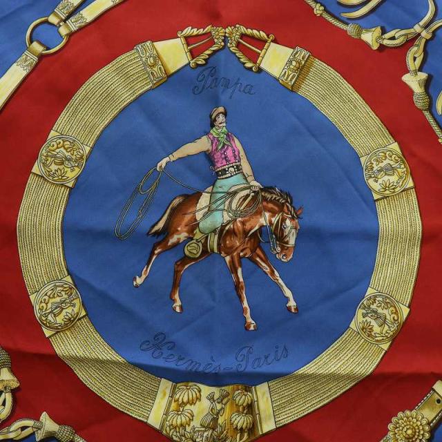 エルメス　カレ90 「パンパ」 楽天市場】セール 全国送料無料 HERMES エルメス スカーフ カレ