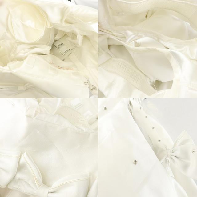 中古】松尾 MATSUO ウェディングドレス Aライン リボン 9号 M 白