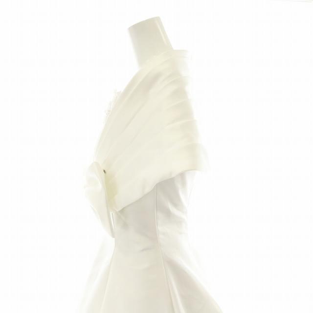 中古】ノーブランド ウェディングドレス フラワー装飾 Aライン