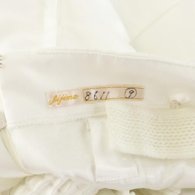 中古】ノーブランド ウェディングドレス フラワー装飾 Aライン