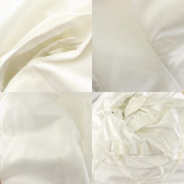 中古】ノーブランド ウェディングドレス フラワー装飾 Aライン