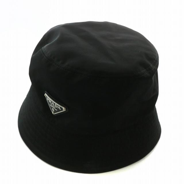 prada バケットハット　リナイロン　プラダ　XL Prada(プラダ) リナイロン バケットハット XL ブラック prada バケット