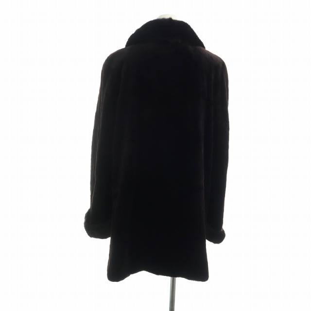 高級毛皮 ブラックミンクのコート 中古 中古】サガミンク SAGA MINK