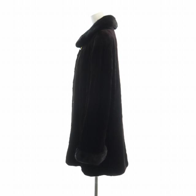 未使用 タグ付き サガミンク ブラック ロング 最高級 ブラック 裏地花柄 11 サガミンク ロング 黒 未使用 未使用 タグ付き サガミンク ブラック