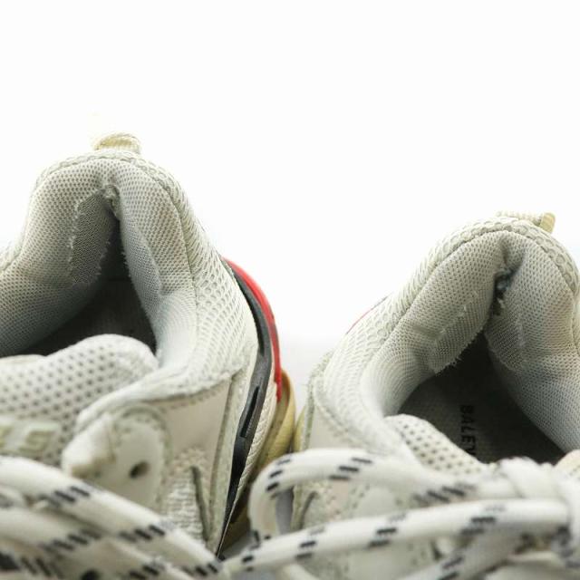 【中古】バレンシアガ BALENCIAGA トリプルS TRIPLE S ダッドスニーカー ローカット ロゴ US7 24.5cm グレー 524037