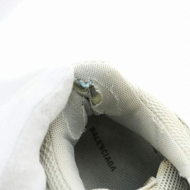 【中古】バレンシアガ BALENCIAGA トリプルS TRIPLE S ダッドスニーカー ローカット ロゴ US7 24.5cm グレー 524037