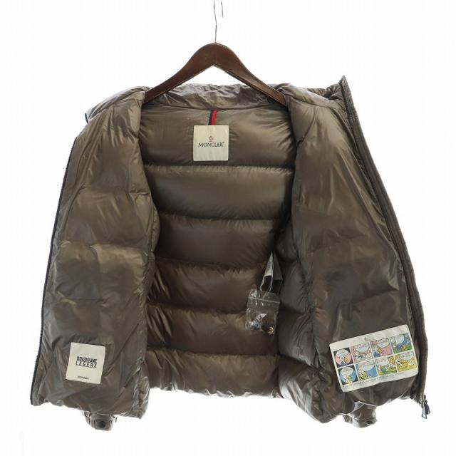 【中古】モンクレール MONCLER BERRE GIUBBOTTO ダウンジャケット 長袖 ジップアップ フード ナイロン 2 L 茶 中古】モンクレール MONCLER BERRE GIUBBOTTO ダウンジャケット 長袖