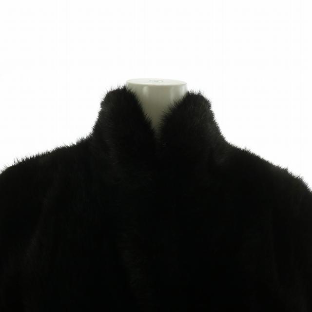 中古】ノーブランド ファーコート アウター 毛皮 ミンク ミドル 肩