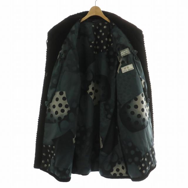 【中古】サガミンク SAGA MINK 銀サガ ファーコート アウター 毛皮 シェアードミンク ミンク 肩パッド F 茶色 中古】SAGA MINK 銀サガ ファーコート アウター 毛皮 シェアードミンク