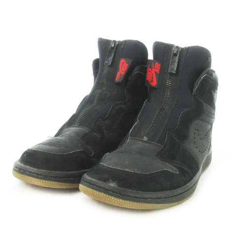 中古】ナイキ NIKE AIR JORDAN 1 HIGH ZIP BLACK GUM スニーカー 中古】ナイキ NIKE AIR JORDAN 1 HIGH ZIP BLACK GUM スニーカー