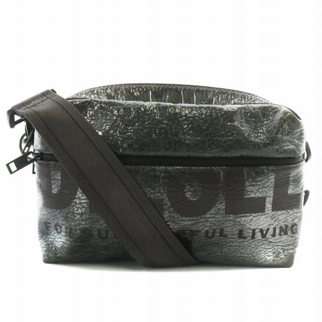 中古】ディーゼル DIESEL ショルダーバッグ PVC レザー Wファスナー