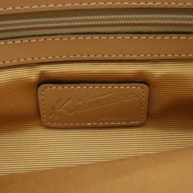 中古】キタムラ Kitamura トートバッグ ハンド レザー ロゴ ピンク /XZ