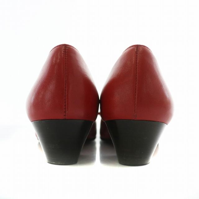 中古】Salvatore Ferragamo ヴァラリボン パンプス レザー ラウンド  