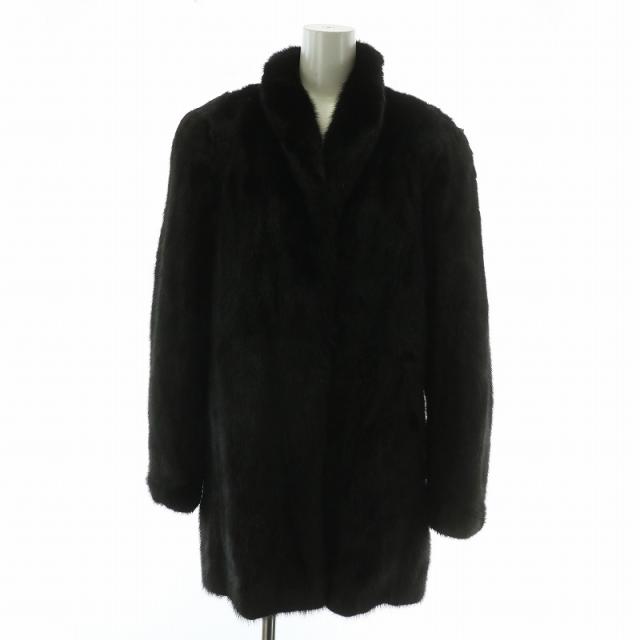 SAGA MINK サガミンク Belle Vison ミンク ファーコート 中古】サガミンク SAGA MINK 銀サガ Belle vison ファーコート