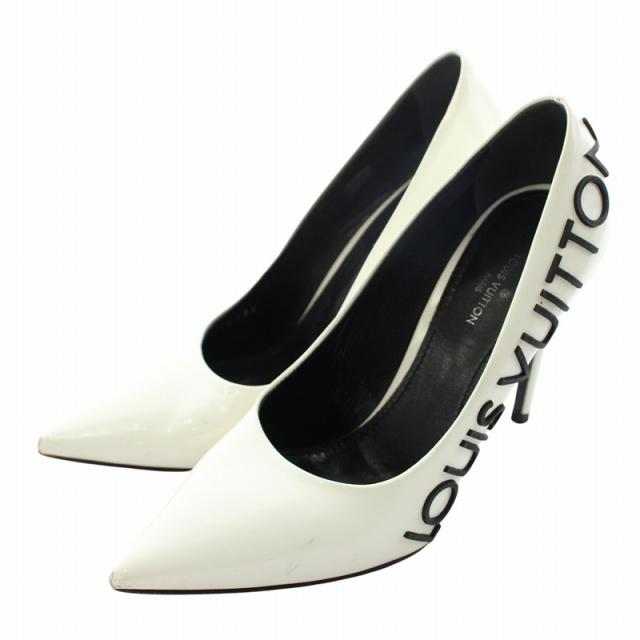 ルイ・ヴィトン エナメル ハイヒール ポインテッドトゥ アマラント