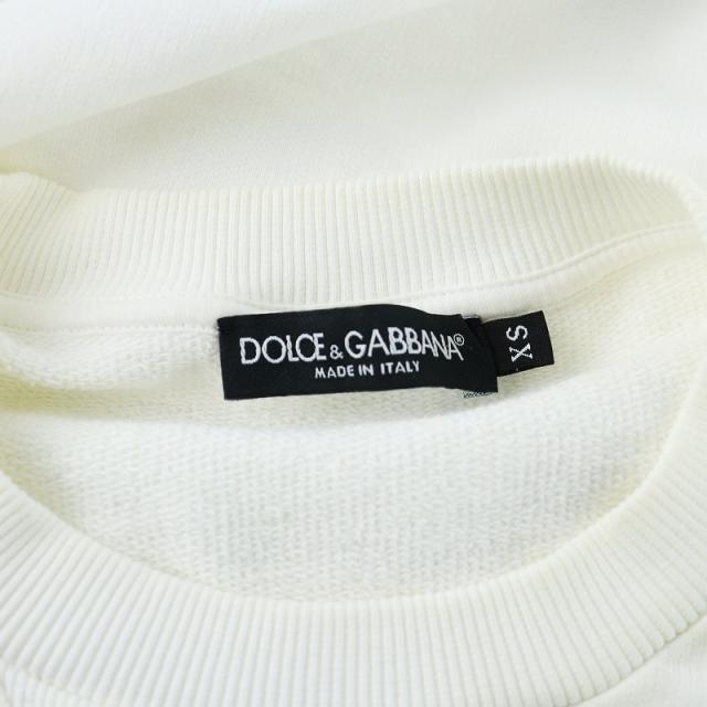 【中古】ドルチェ&ガッバーナ ドルガバ DOLCE&GABBANA スウェット トレーナー 長袖 ハート プリント スウェット・プルオーバー