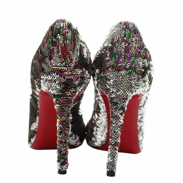 中古】Christian louboutin パンプス スパンコール ポインテッドトゥ