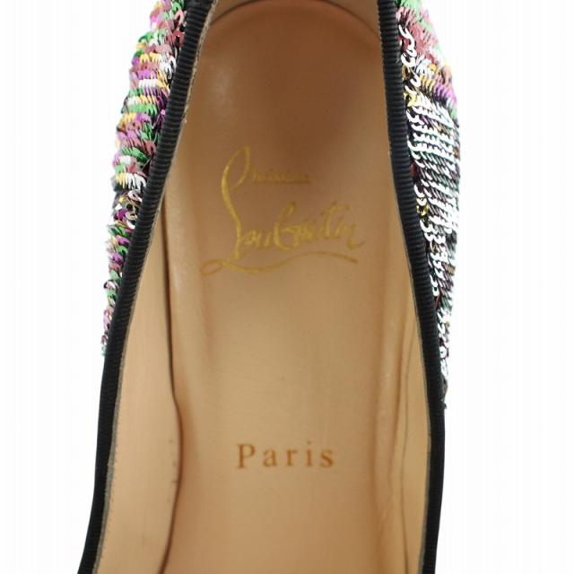 【中古】Christian louboutin パンプス スパンコール ポインテッドトゥ ハイヒール 36 23cm マルチカラー 中古】Christian louboutin パンプス スパンコール ポインテッドトゥ