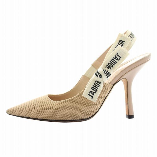 DIOR ディオール　スリングバックパンプス　メッシュ DIOR | Dior Lucky J'Adior スリングバックパンプス Flowers
