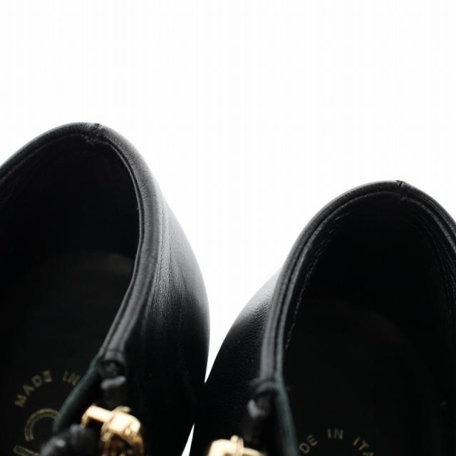 【中古】シャネル CHANEL ブーティ レザー ポインテッドトゥ ピンヒール フェイクパール ココマーク 35 22cm 黒 中古】シャネル CHANEL ブーティ レザー ポインテッドトゥ ピンヒール