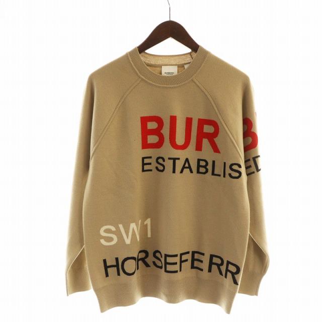 BURBERRY - 【 人気デザイン 】 バーバリー ホースフェリー ティッシ期 ニット セーター 中古】バーバリー ロンドン ホースフェリー ニット セーター