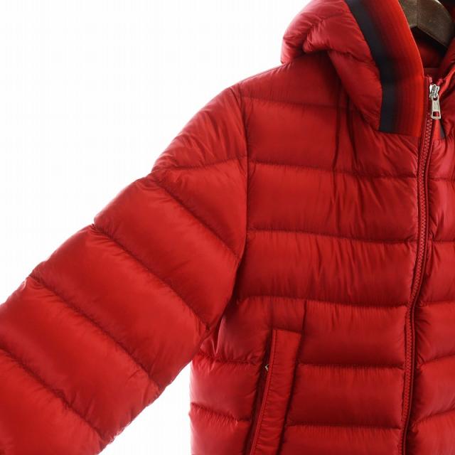 【中古】モンクレール MONCLER 18AW アヴィレックス AVRIEUX ダウンジャケット 長袖 ロゴ 0 XS-S 赤 D20914193549 中古】モンクレール MONCLER 18AW アヴィレックス AVRIEUX ダウン
