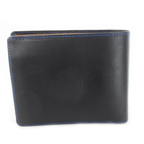 ソメスサドル 牛革 二つ折り財布 ネイビー SOMES 二つ折り財布 PT-85