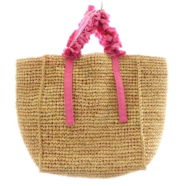 ラドロー ラフィアバッグ LUDLOW ラドロー スカラップ ラフィア トート