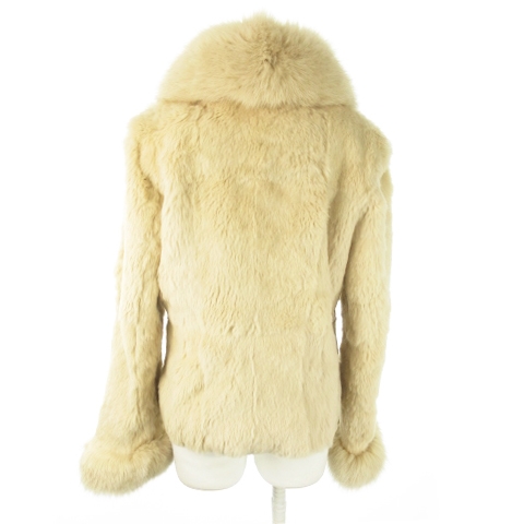 中古】エメ AIMER ファーコート ショート丈 ラビット フォックス 毛皮