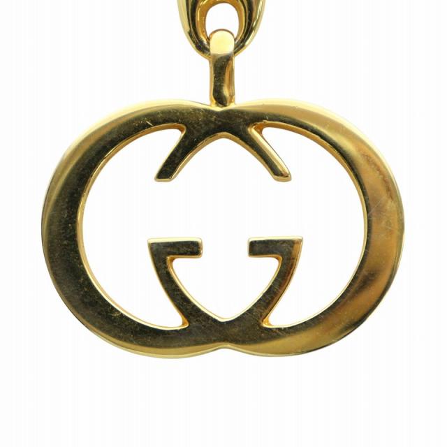 中古】グッチ GUCCI キーホルダー チャーム インターロッキング ロゴ