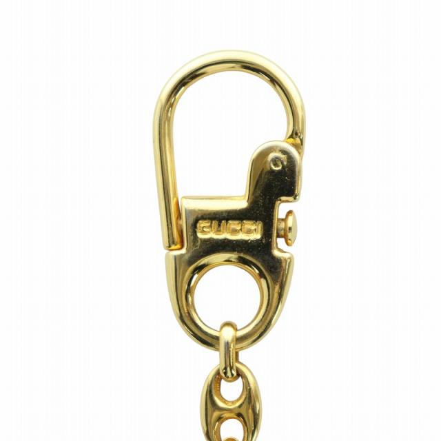 中古】グッチ GUCCI キーホルダー チャーム インターロッキング ロゴ