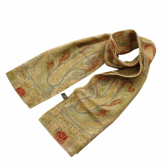 ETRO エトロ ペイズリー柄 大判 ストール マフラー シルク