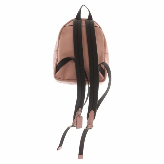 美品 COACH コーチ シグネチャー F58315 リュック ピンク コーチ COACH ミニ リュック PVC / レザー シグネチャー F58315
