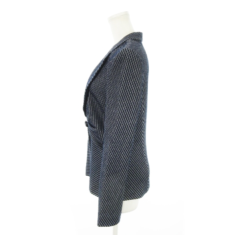 中古◆ARMANI COLLEZIONI アルマーニ コレッツォーニ 総柄 ギャザードレス ワンピース 40 マルチ レディース 中古アルマーニ コレツィオーニ ARMANI COLLEZIONI テーラード