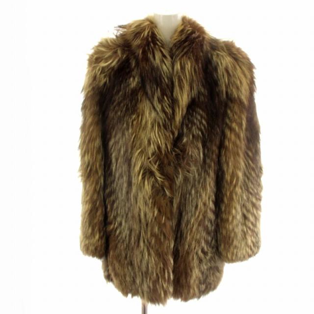 ノーブランド 節約 ファーコート ミンク ミンクファー 毛皮 ハーフ