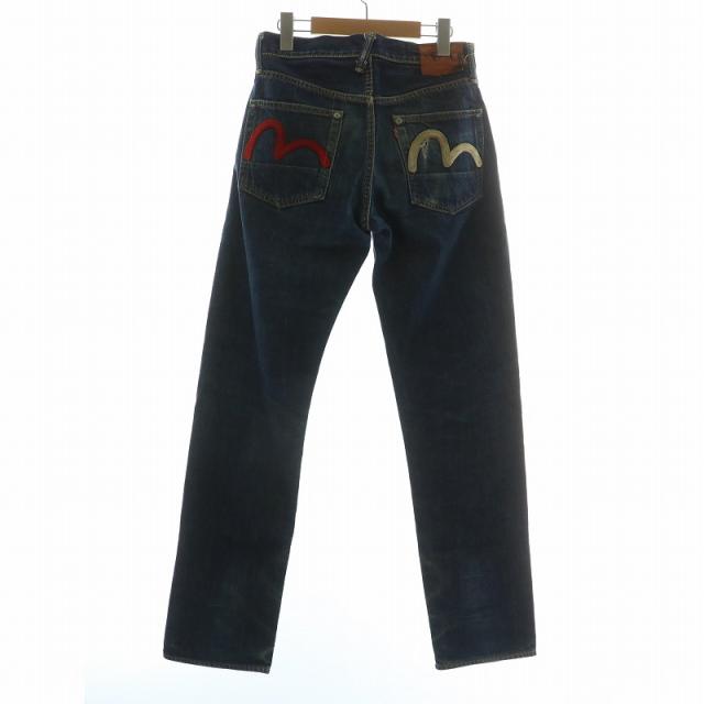 中古】エヴィス EVISU デニムパンツ ジーンズ ストレート 紅白耳