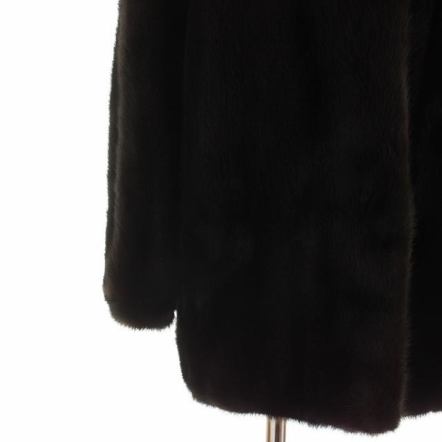 高級毛皮】Malvoisie マルヴォワジー 毛皮 ミンク コート ロング丈