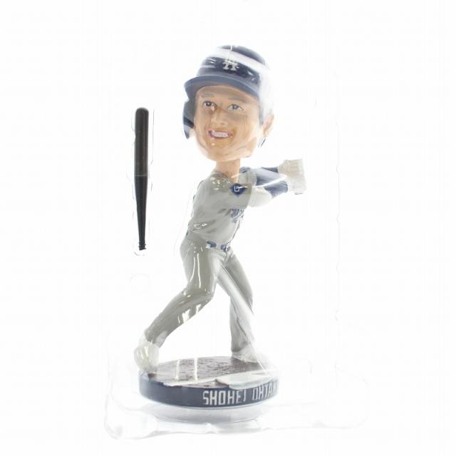 中古】ボブルヘッド人形 大谷翔平 グレー ビジターユニフォーム 5月16