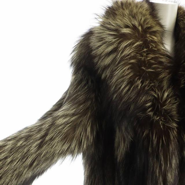 中古】サガフォックス SAGA FOX 銀サガ 毛皮コート シルバーフォックス