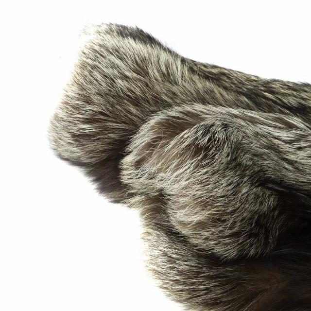 シルバーフォックス　SAGAFOX コールドラベル　美品 SAGA FOX ROYALシルバーフォックス毛皮コート 最高級ゴールドラベル
