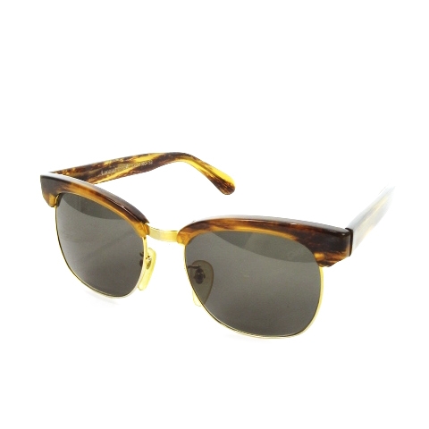 【中古】ルネッタバダ Lunetta BADA サングラス アイウェア セルフレーム べっ甲柄 茶 ブラウン 039-1160-52 メンズ