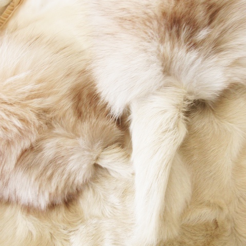 Carillon NEW YORK 毛皮 コート パールミンク ファー ミドル 総裏地 白