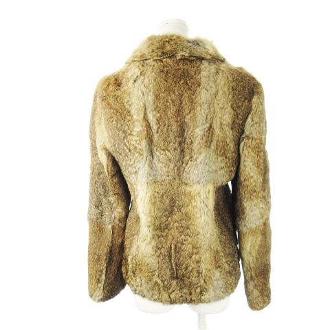 ラビットファーブルゾン タグ付属☆LOU ANDREA☆ラビット毛皮ファー